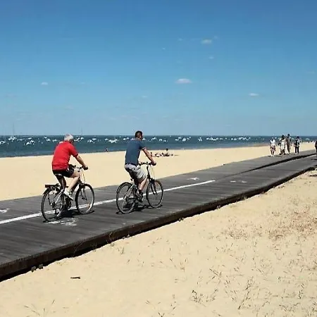 Appartement Centre, Plage, Commerces, Gare A Pied - Joli T3 Refait A Neuf En Rdc Avec Cour Commune Et Petit Espace Privatif Arcachon